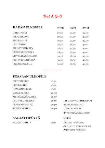 Comentarii opinii despre Beef & Grill