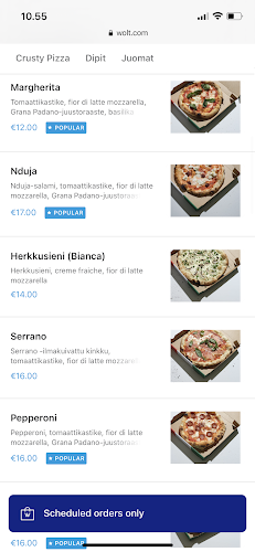 Comentarii opinii despre Crusty Pizza Helsinki