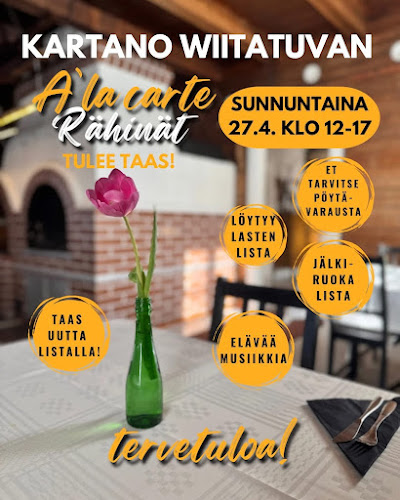 Kartano Wiitatupa - Ravintola-ala
