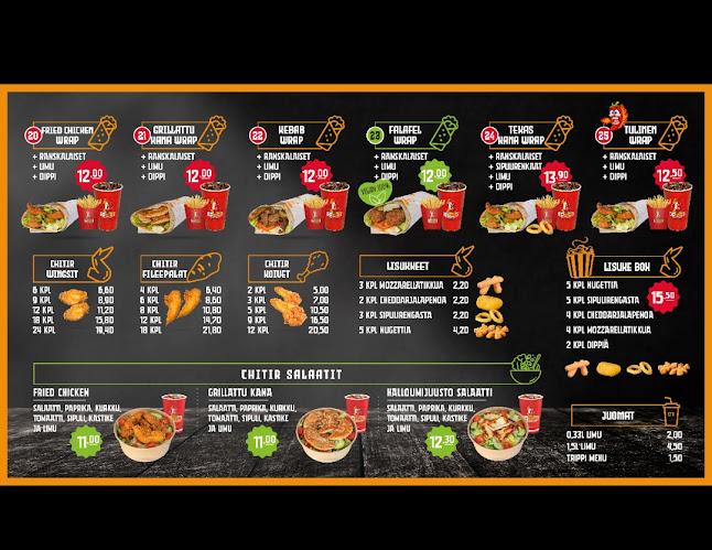 Chitir Chicken, Willa - Ravintola-ala