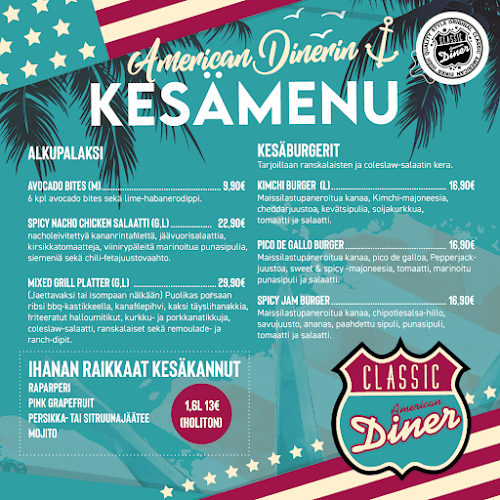 Classic American Diner Mylly