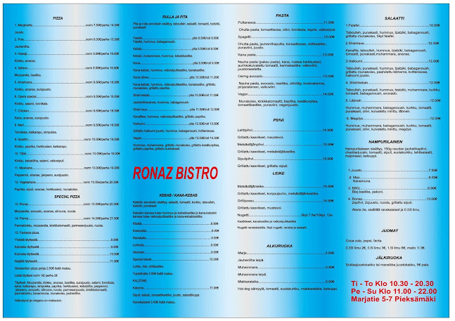 Opinii despre Ronaz Bistro în Pieksämäki - Ravintola-ala