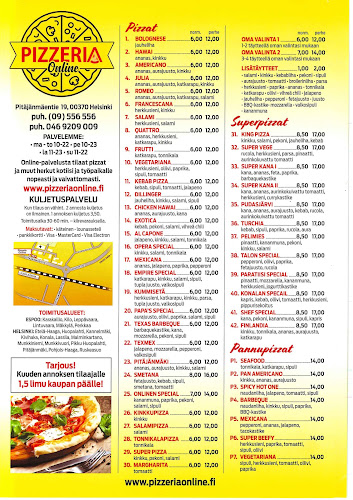 Pizzeria Online / Konalan Pizzapalvelu