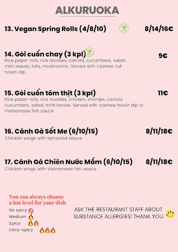 Saigonista Kitchen - Ravintola-ala