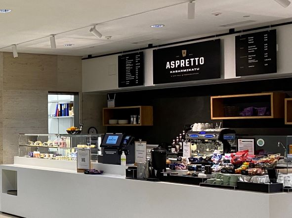 Kasarmikatu 21 ravintola Valopiha - Ravintola-ala