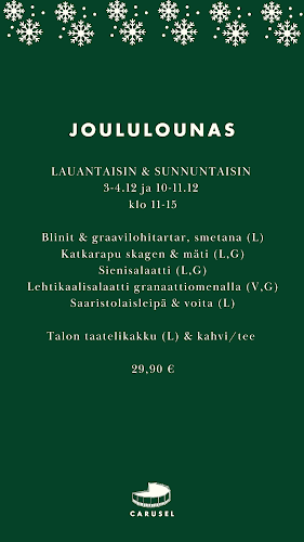 Café Carusel - Ravintola-ala