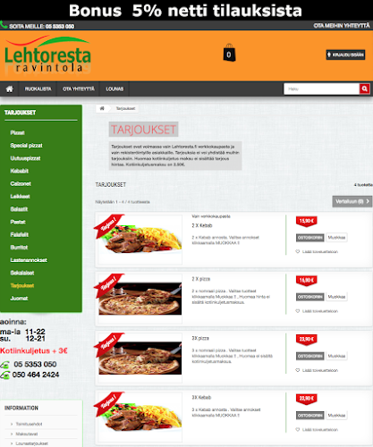 Lehtoresta - Ravintola-ala