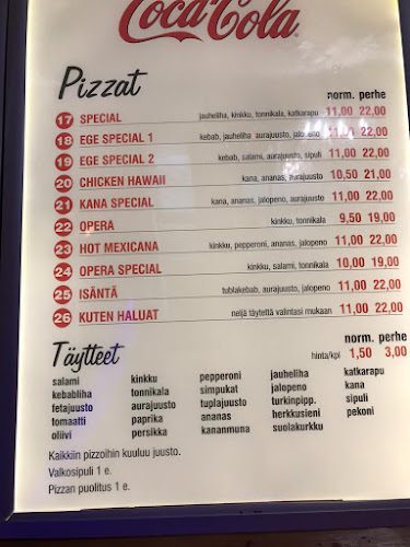 Ege's Kebab-Pizzeria - Ravintola-ala