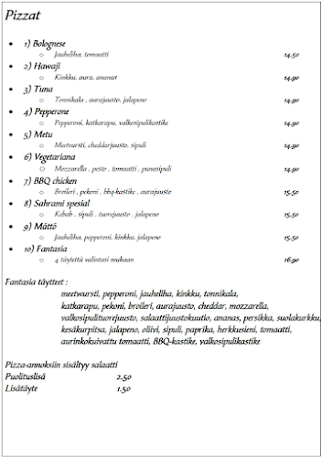 Comentarii opinii despre Ravintola Sahrami