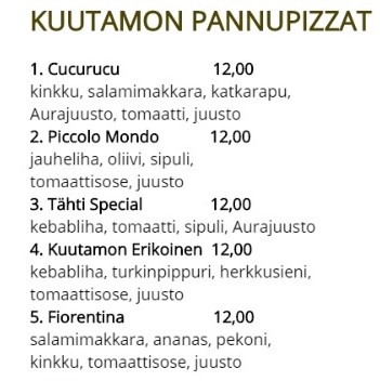 Opinii despre Ravintola Kuutamo în Nivala - Ravintola-ala