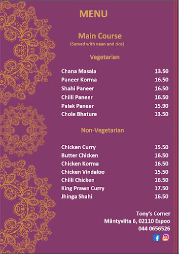 Ravintola Tony's Corner