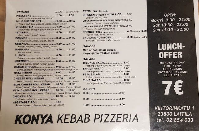 ANATOLIA KEBAB PIZZERIA - Laitila