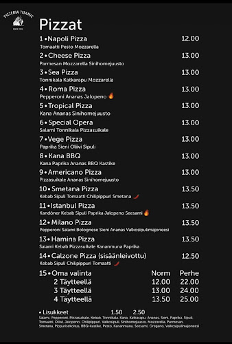 Opinii despre Pizzeria Titanic în Hamina - Ravintola-ala