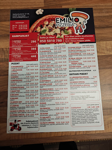 Opinii despre Emilio Pizzeria în Järvenpää - Ravintola-ala
