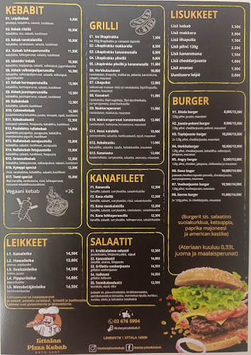 Opinii despre Iittalan Pizza&Kebab în Iittala - Ravintola-ala