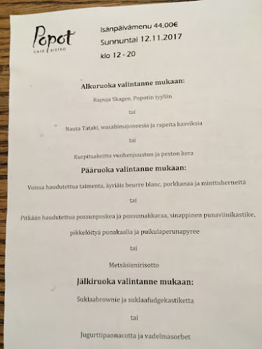 Reviews of Bistro Popot in Lahti - Ravintola-ala