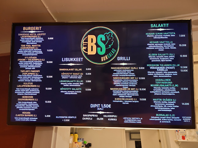 Bursalad - Ravintola-ala