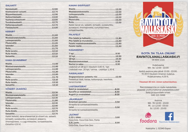 Ravintola Mallaskaski - Ravintola-ala