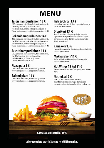 Opinii despre Bulldog Bar în Riihimäki - Ravintola-ala