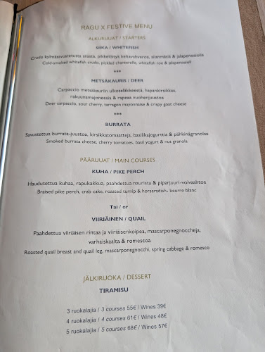Ravintola Ragu - Helsinki