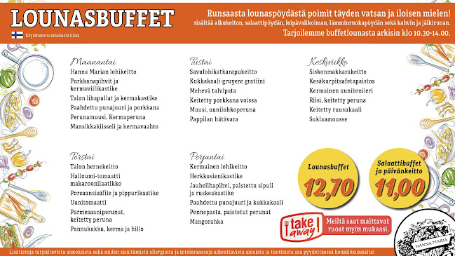 Ravintola Hanna Maria - Ravintola-ala