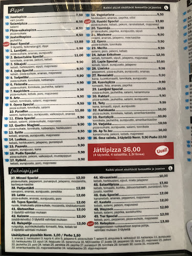 Lumijoki Ravintola Merita Pizza & Kebab - Ravintola-ala