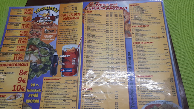 Opinii despre Duck Pizza Kebab în Kerava - Ravintola-ala
