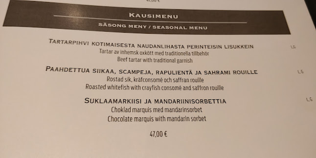Opinii despre Ravintola Karl-Johan în Helsinki - Ravintola-ala