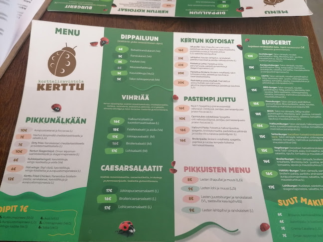 Kortteliravintola Kerttu - Ravintola-ala