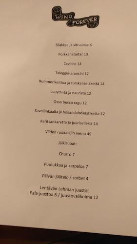 Wino - Ravintola-ala