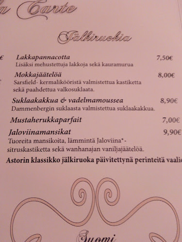 Ravintola Astor - Ravintola-ala