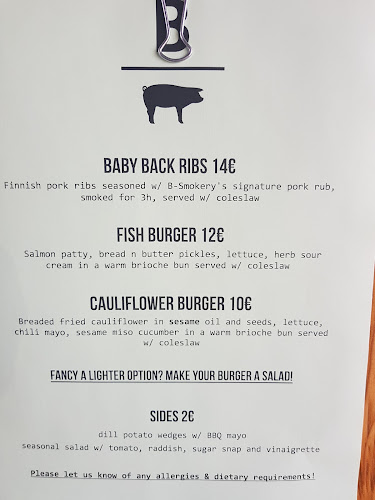 B-Smokery - Ravintola-ala