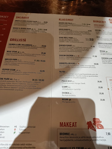 Amarillo Flamingo, Vantaa - Ravintola-ala