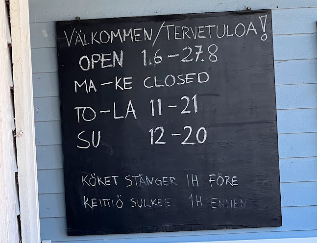 Opinii despre Ravintola SSS Paviljongen în Sipoo - Ravintola-ala