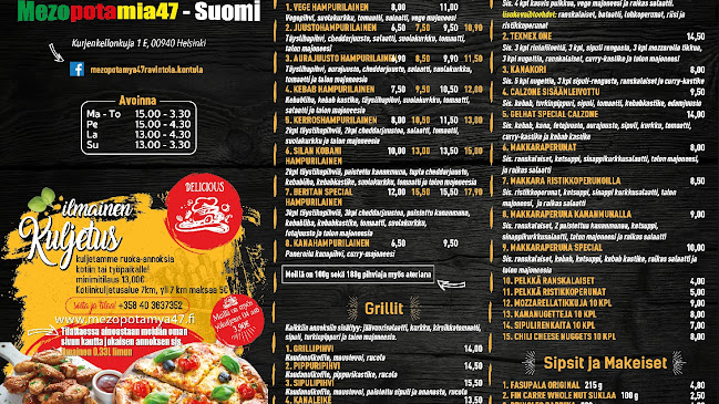 Mezopotamya47 Ravintola Kontula - Ravintola-ala