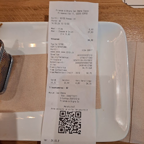 Friends & Brgrs Iso Omena