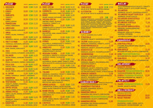 Opinii despre Ravintola Ananas Pizzeria - Kivistö (Best Pizza in Vantaa) în Vantaa - Ravintola-ala