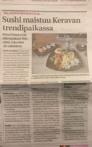 fukukerava sushi take away - Kerava