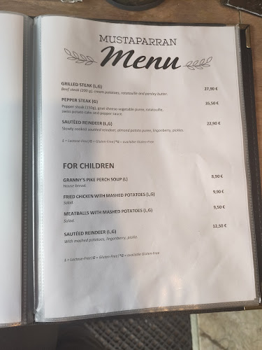 Comentarii opinii despre Mustaparran Päämaja