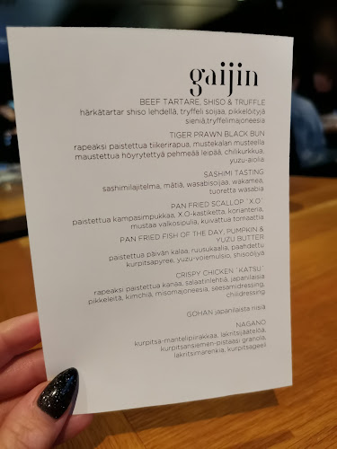 Ravintola Gaijin Phone number