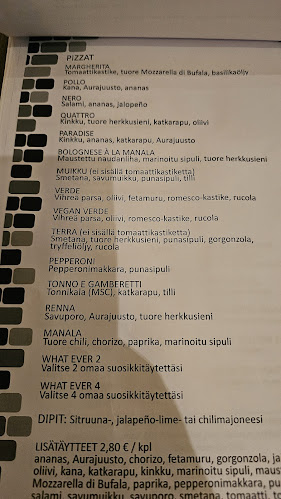 Ravintola Manala - Ravintola-ala