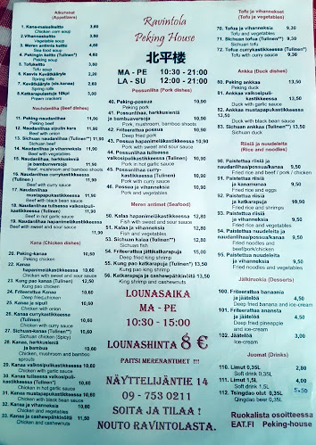 Opinii despre Ravintola Peking House în Helsinki - Ravintola-ala