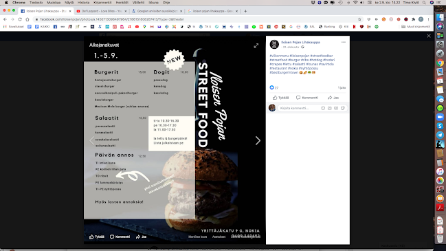 Reviews of Iloisen Pojan Street Food Bar in Tampere - Ravintola-ala