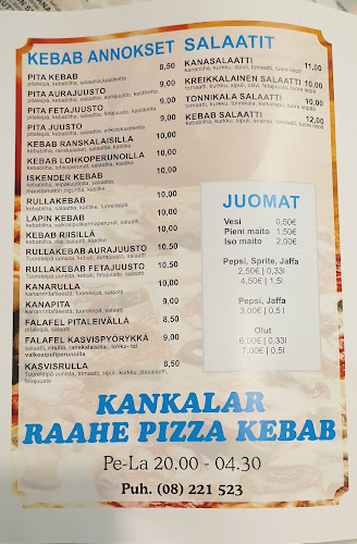 Raahen Pizza & Kebab - Ravintola-ala