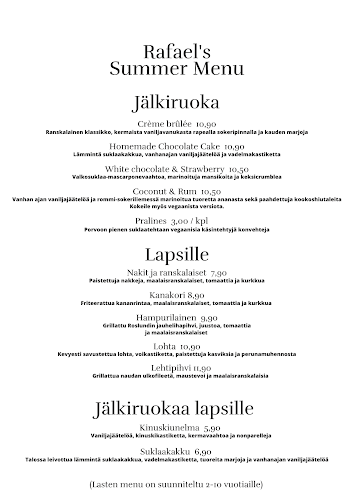 Rafael’s Steakhouse & Bistro - Porvoo