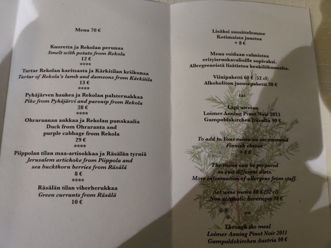 Bistro C - Ravintola-ala