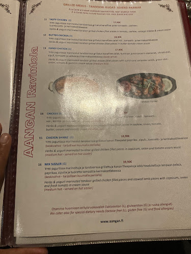 Ravintola Aangan Flamingo - Ravintola-ala