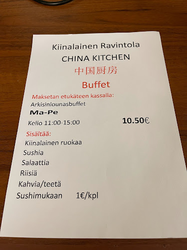 China Kitchen - Ravintola-ala