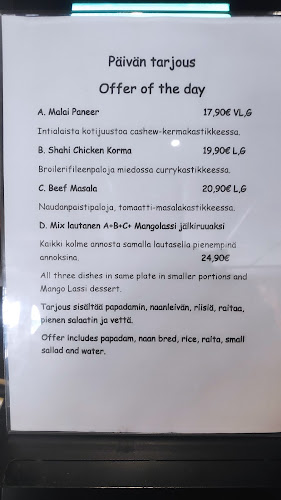 Opinii despre Delhi Darbar în Turku - Ravintola-ala