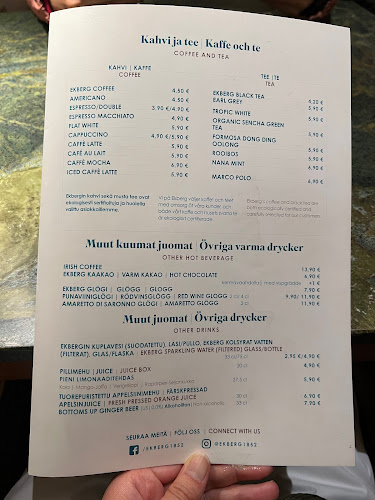 Ekberg 1852 - Ravintola-ala